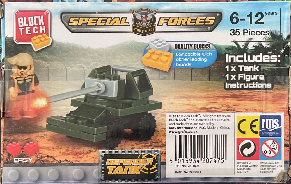 Special Forces Blocks  action figure collectible [Barcode 5015934207475] - Main Image 2