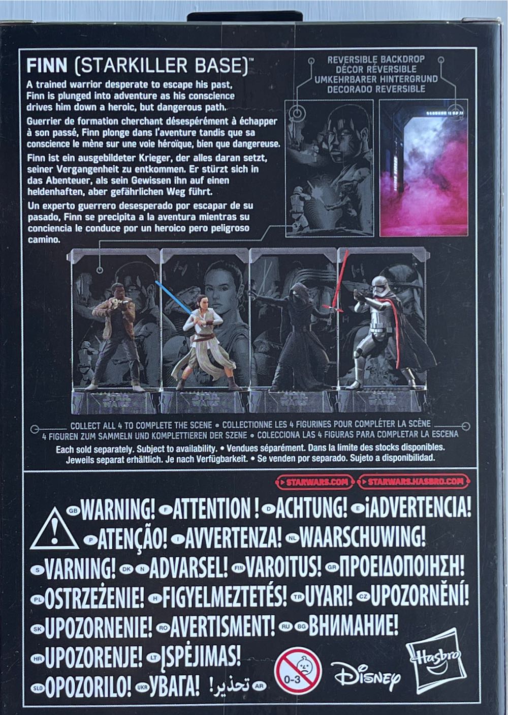 Star Wars The Black Series Titanium Series Finn  action figure collectible [Barcode 5010993396511] - Main Image 2