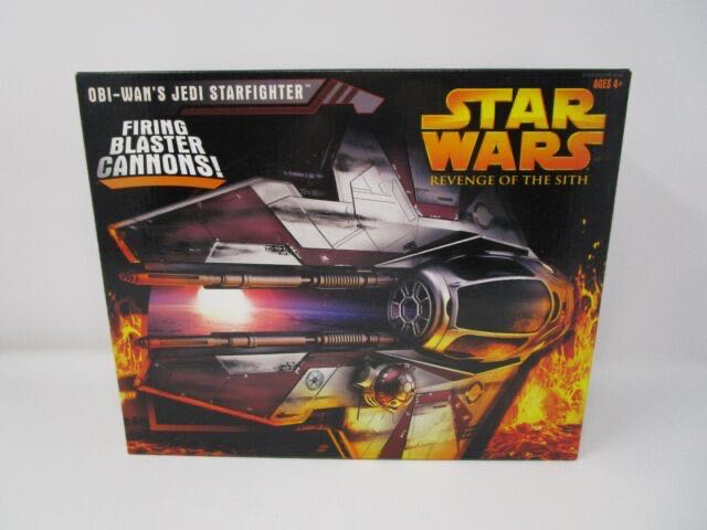 Star Wars Obiwan Jedi Star Fighter  action figure collectible [Barcode 5010994029654] - Main Image 1