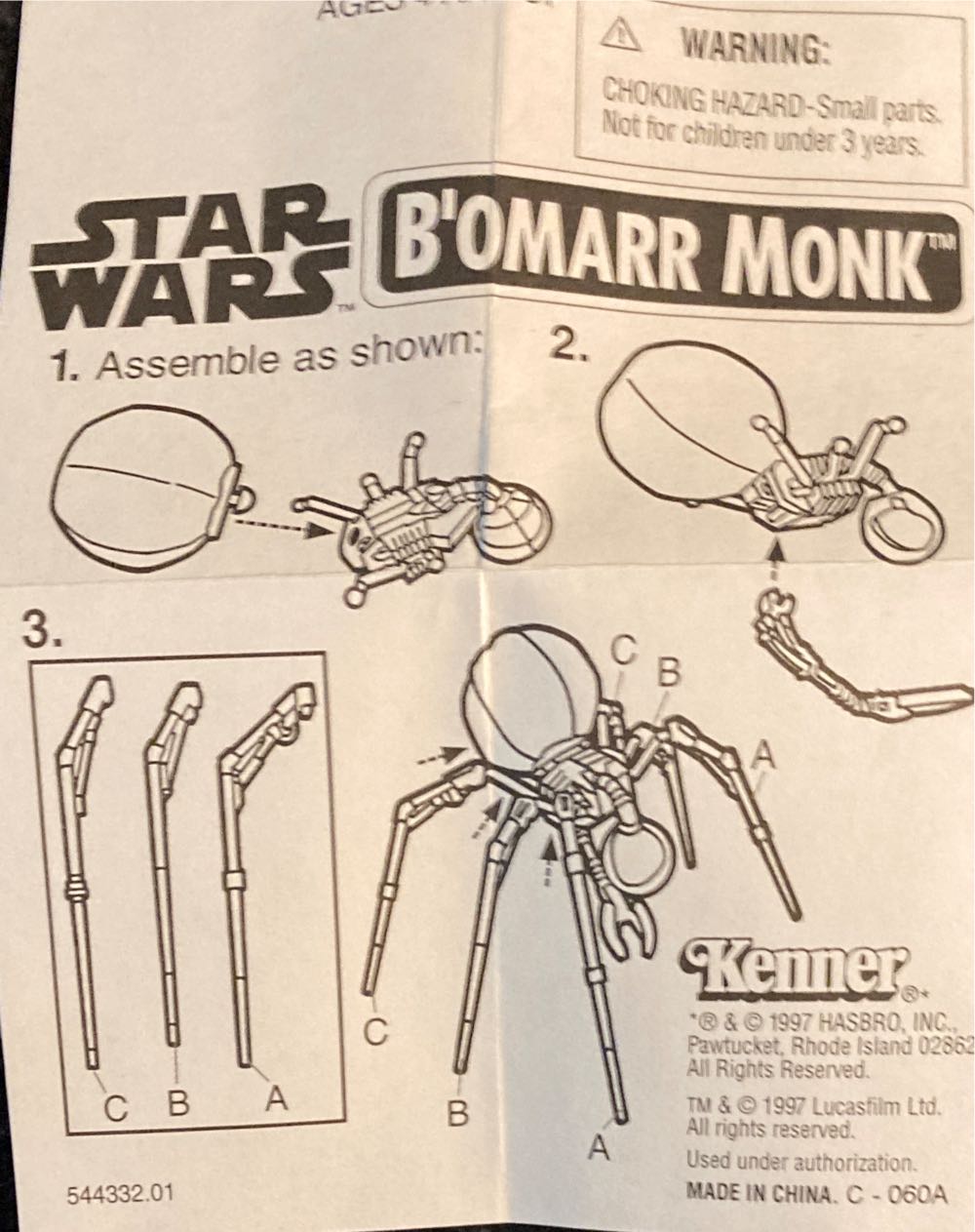 ToyFare B’omarr Monk  action figure collectible - Main Image 2