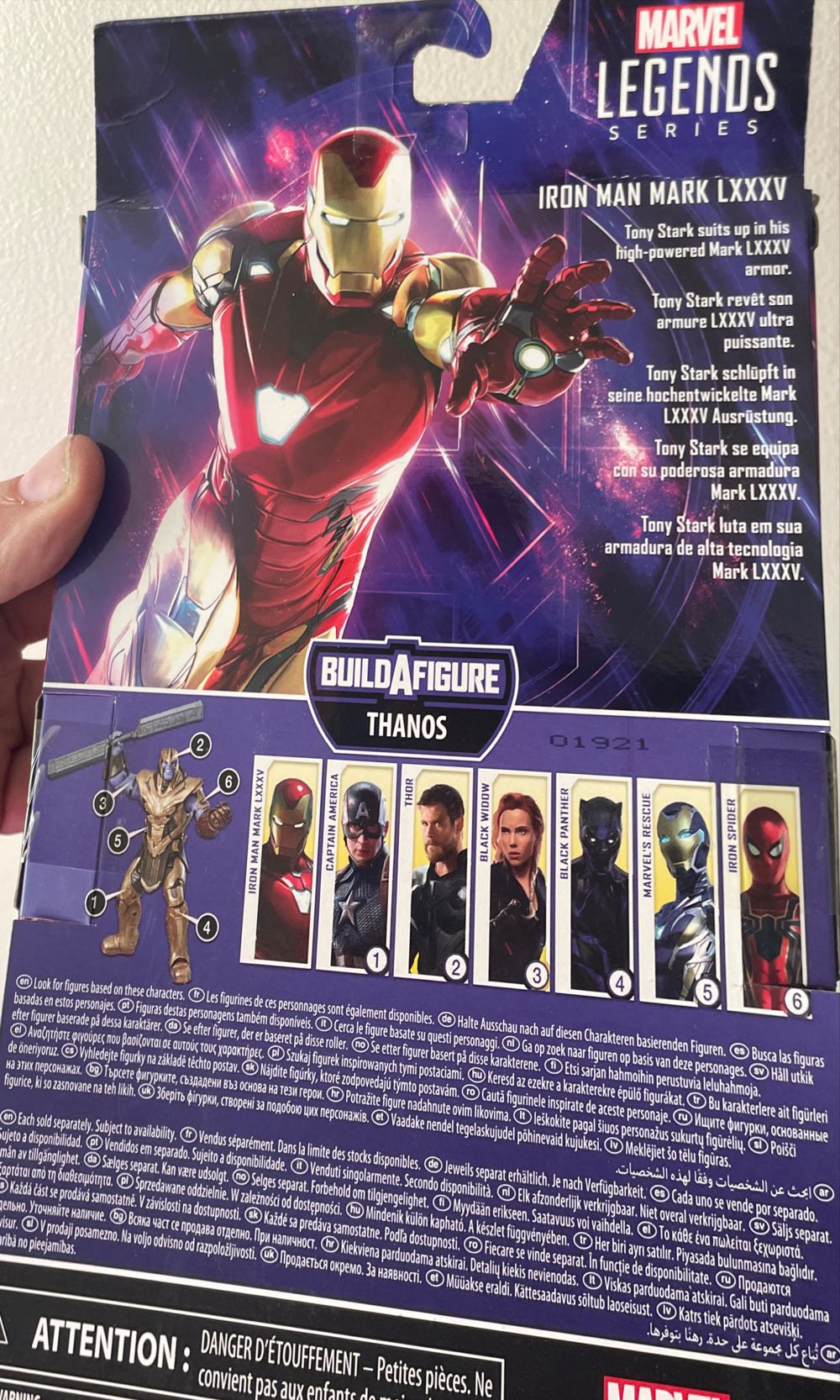 Iron Man (Mark 85) - Hasbro (Marvel Legends) action figure collectible [Barcode 5010993742196] - Main Image 3