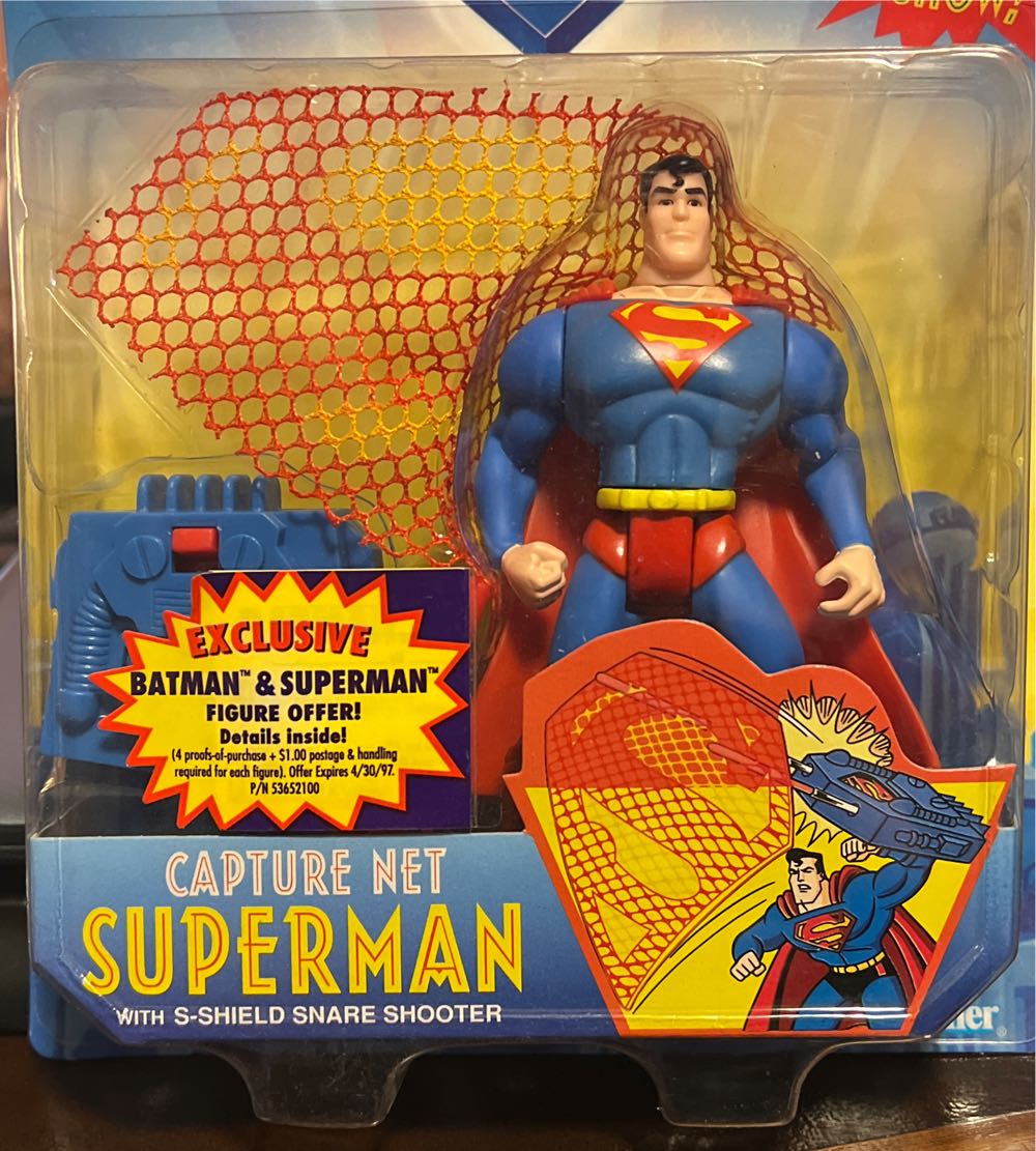 Superman TAS : Capture Net Superman - Kenner (Superman: The Animated Series) action figure collectible [Barcode 076281629285] - Main Image 3