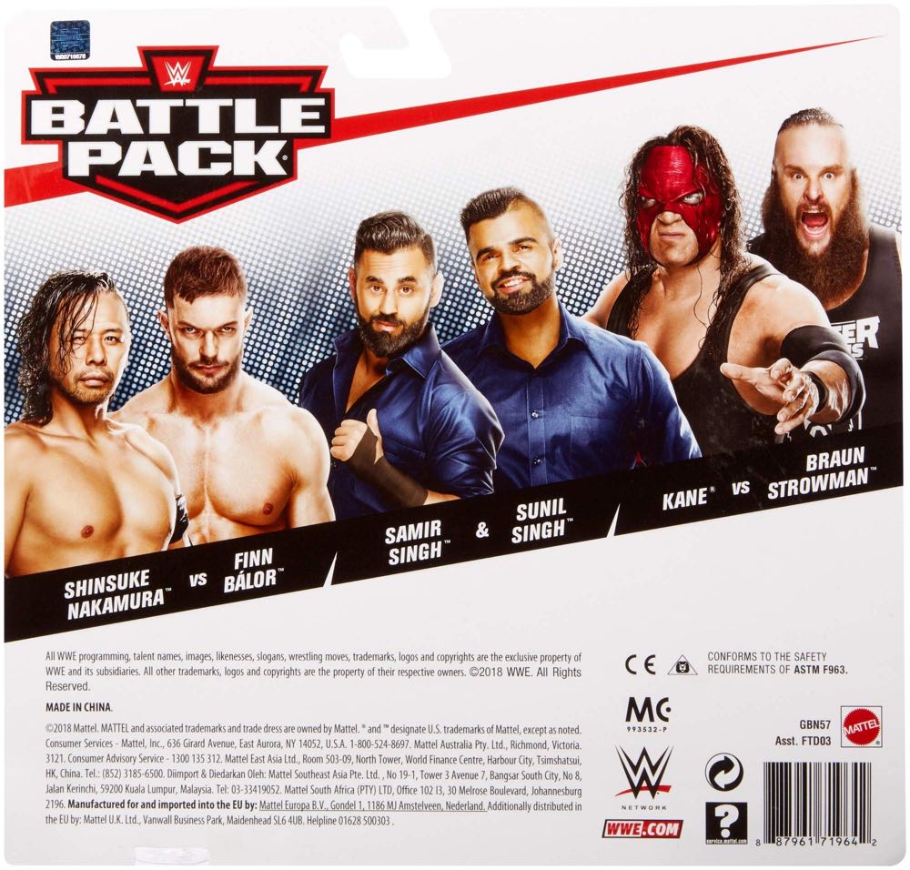 The Singh Brothers (Sunil & Samir) - Mattel (WWE Battle Pack Series #57) action figure collectible - Main Image 2