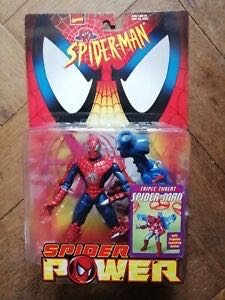 Triple Threat Spider-Man - Toy Biz action figure collectible [Barcode 035112475293] - Main Image 1