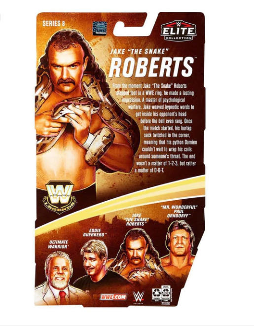 Legends Series #8 - Mattel (Jake The Snake Roberts) action figure collectible - Main Image 2