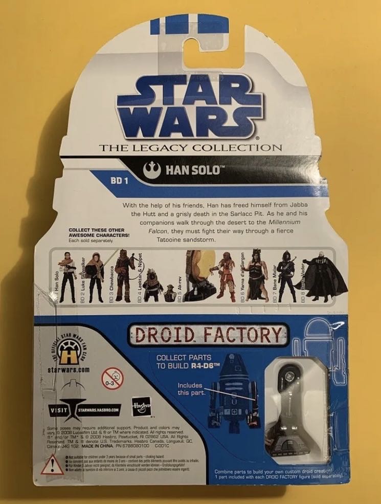 Han Solo (Sandstorm Outfit) TLC (BD 1) - Hasbro (Star Wars Episode VI: Return of the Jedi) action figure collectible - Main Image 2