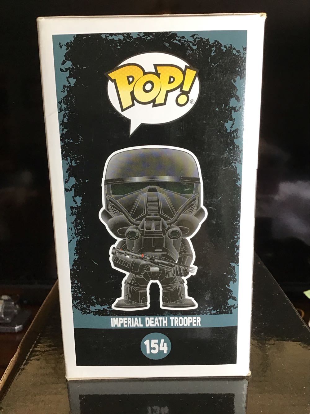 Funko Pop Star Wars Rogue One Exclusive Chrome Imperial Death Trooper - Funko (Rogue One) action figure collectible [Barcode 889698104654] - Main Image 4