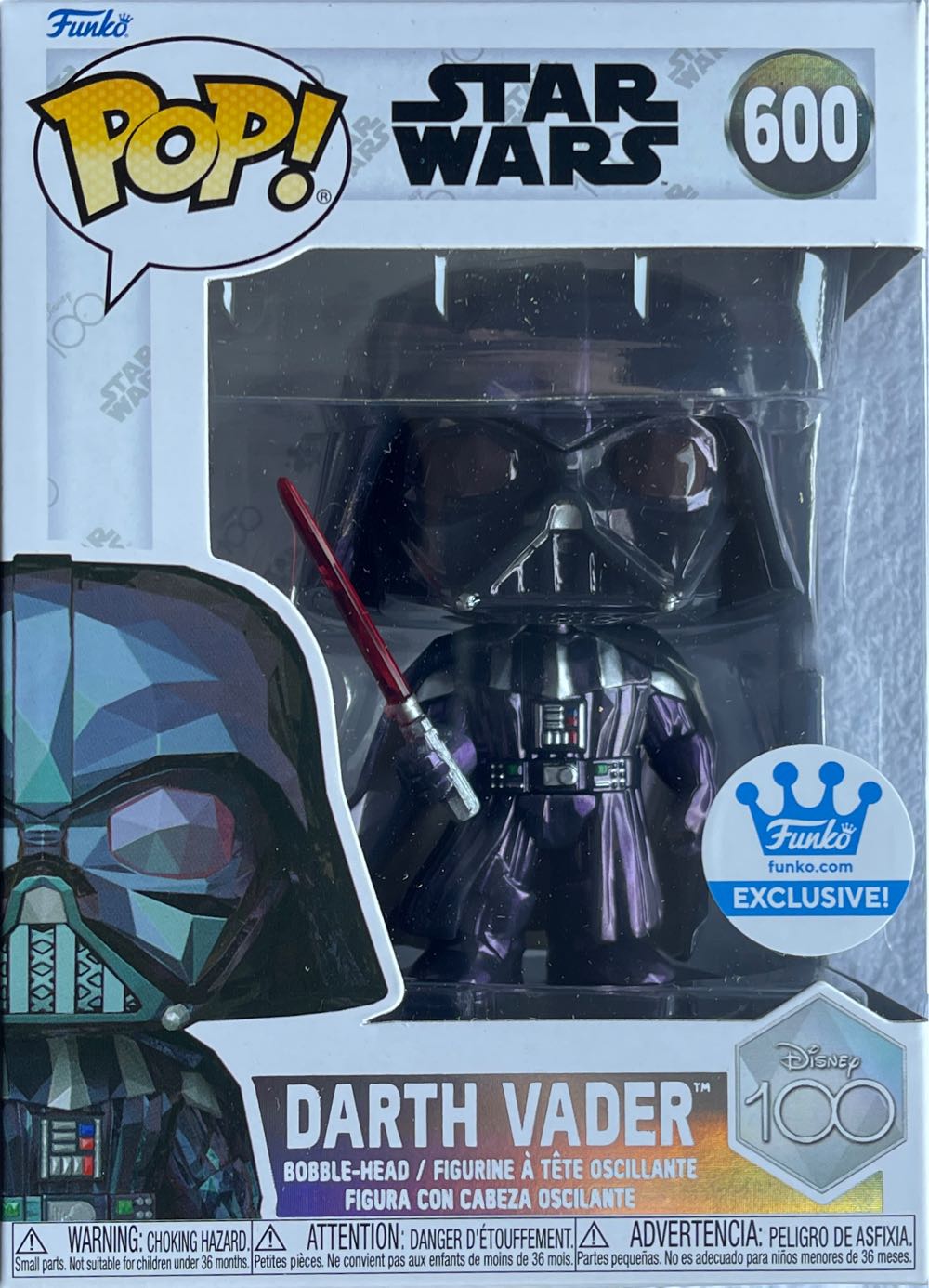 Funko Pop! Darth Vader Facet - Funko (Funko Exclusive) action figure collectible [Barcode 889698704861] - Main Image 2