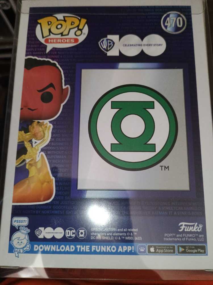 WB 100: Sinestro #470 - Funko (WB 100) action figure collectible [Barcode 889698691932] - Main Image 2