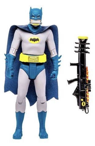 Batman (w/Oxygen Mask) - McFarlane Toys (Batman ‘66) (Batman 1966 Classic TV Series) action figure collectible [Barcode 787926150261] - Main Image 3