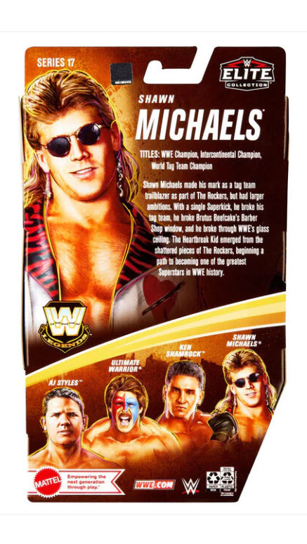 Legends Series #17 - Mattel (Shawn Michaels) action figure collectible - Main Image 2