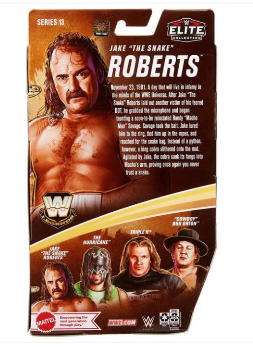 Legends Series #13 - Mattel (Jake The Snake Roberts) action figure collectible - Main Image 2