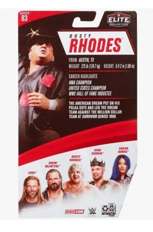 Elite Series #83 - Mattel (Dusty Rhodes) action figure collectible - Main Image 2