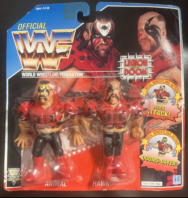 Hasbro Series #4 - WWF Hasbro (Hawk) action figure collectible - Main Image 3
