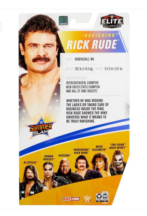 Elite Series #77 - Mattel (Ravishing Rick Rude) action figure collectible - Main Image 3