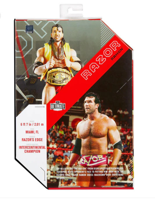 Razor Ramon [Yellow Vest] - Mattel (WWE Ultimate Edition) action figure collectible - Main Image 2