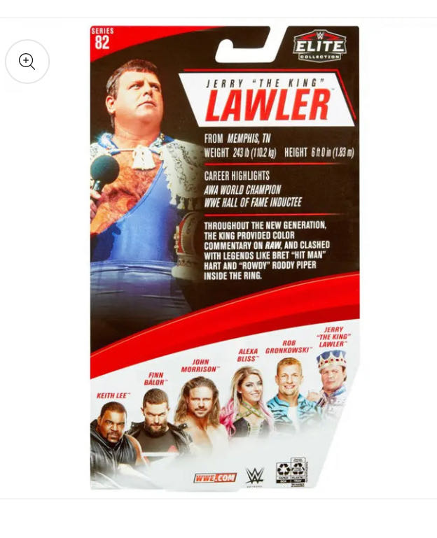 Elite Series #82 - Mattel (Jerry The King Lawler) action figure collectible - Main Image 2