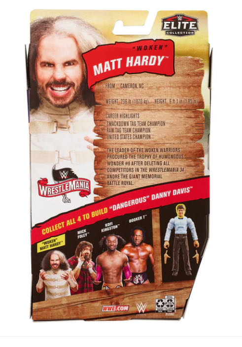 Wrestlemania 36 Exclusive - Mattel (Matt Hardy) action figure collectible - Main Image 3