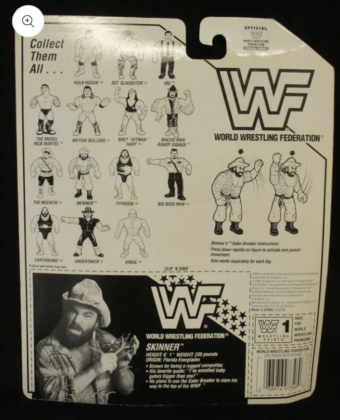 Hasbro Series #5 - WWF Hasbro (Skinner) action figure collectible - Main Image 2