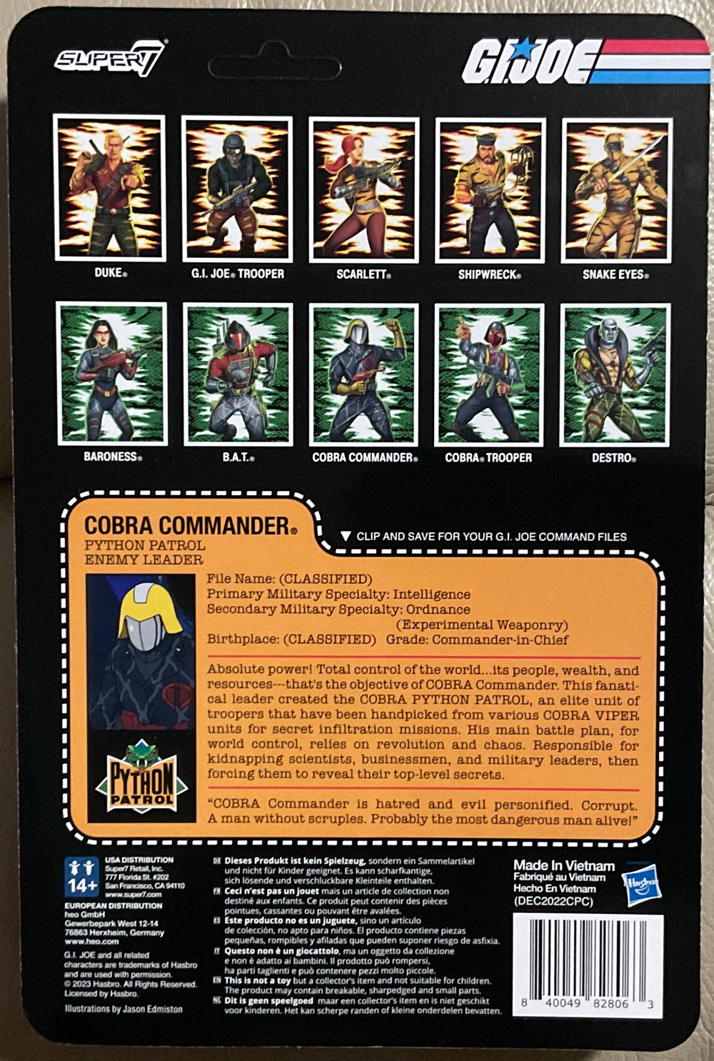 G.I. Joe (Super7) - Cobra Commander - Hasbro (G.I. Joe (Super7)) action figure collectible - Main Image 2