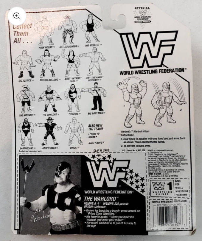 Hasbro Series #5 - WWF Hasbro (Warlord) action figure collectible - Main Image 2
