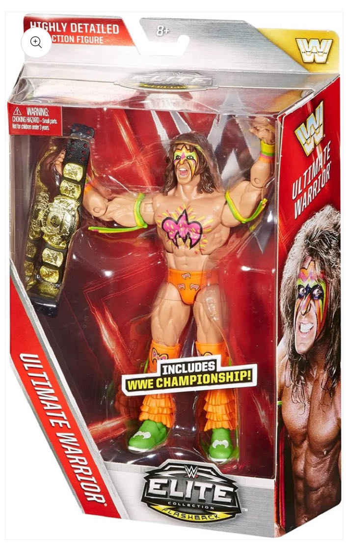 Ultimate Warrior - Mattel (WWE Elite Collection Lost Legends) action figure collectible - Main Image 2