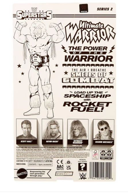 Superstars Series #2 - Mattel Superstars (Ultimate Warrior) action figure collectible - Main Image 3