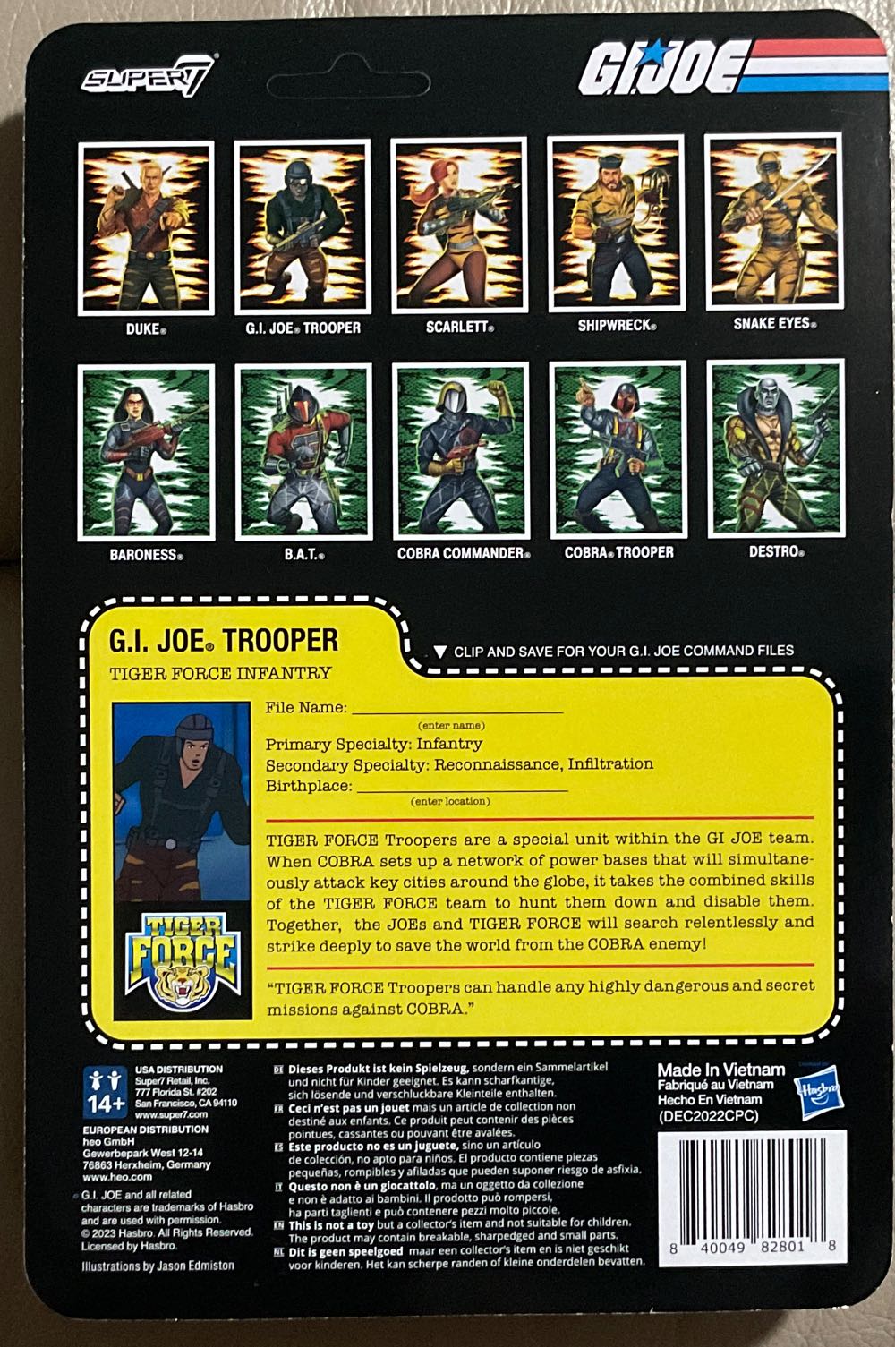 G.I. Joe (Super7) - G.I. Joe Trooper - Hasbro (G.I. Joe (Super7)) action figure collectible - Main Image 2