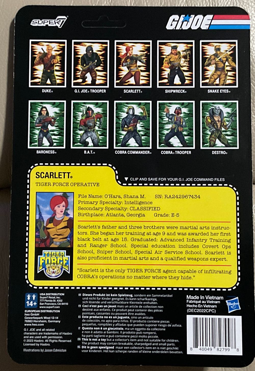 G.I. Joe (Super7) - Scarlett - Hasbro (G.I. Joe (Super7)) action figure collectible - Main Image 2