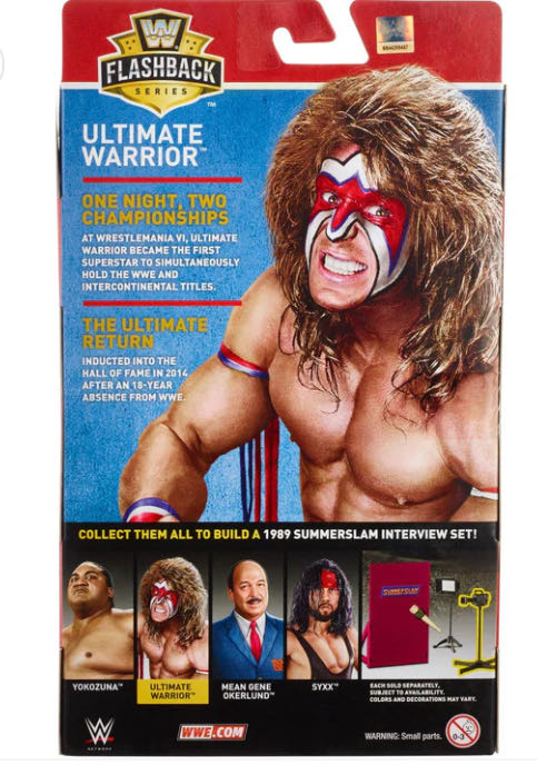 Flashback Series #1 - Mattel (Ultimate Warrior) action figure collectible - Main Image 2