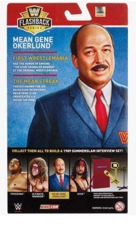 Flashback Series #1 - Mattel (Mean Gene Okerlund) action figure collectible - Main Image 3