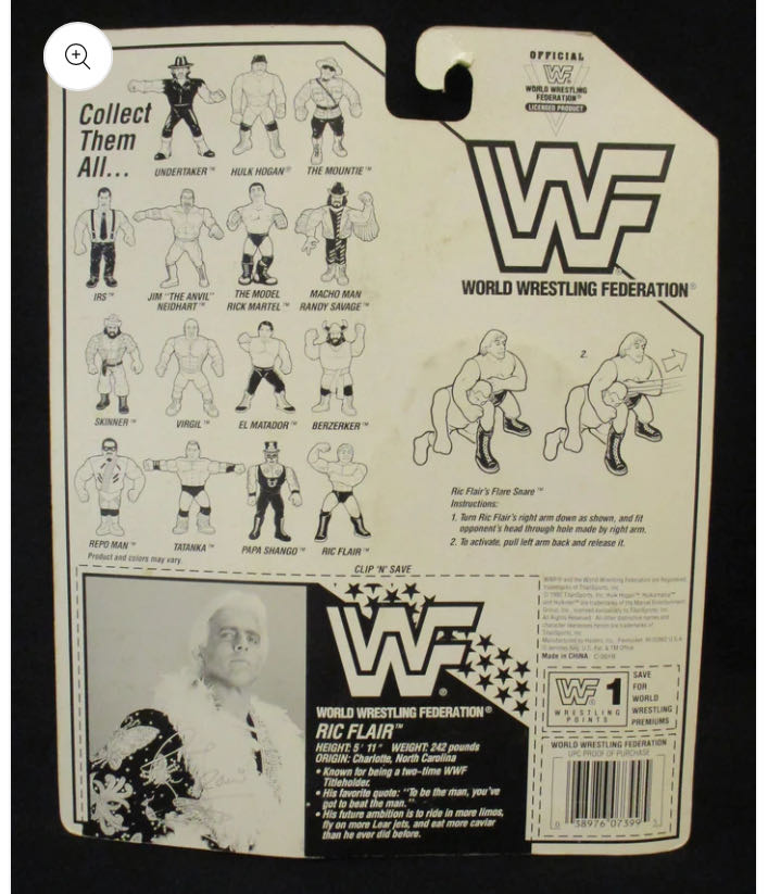 Hasbro Series #6 - WWF Hasbro (Ric Flair) action figure collectible - Main Image 2