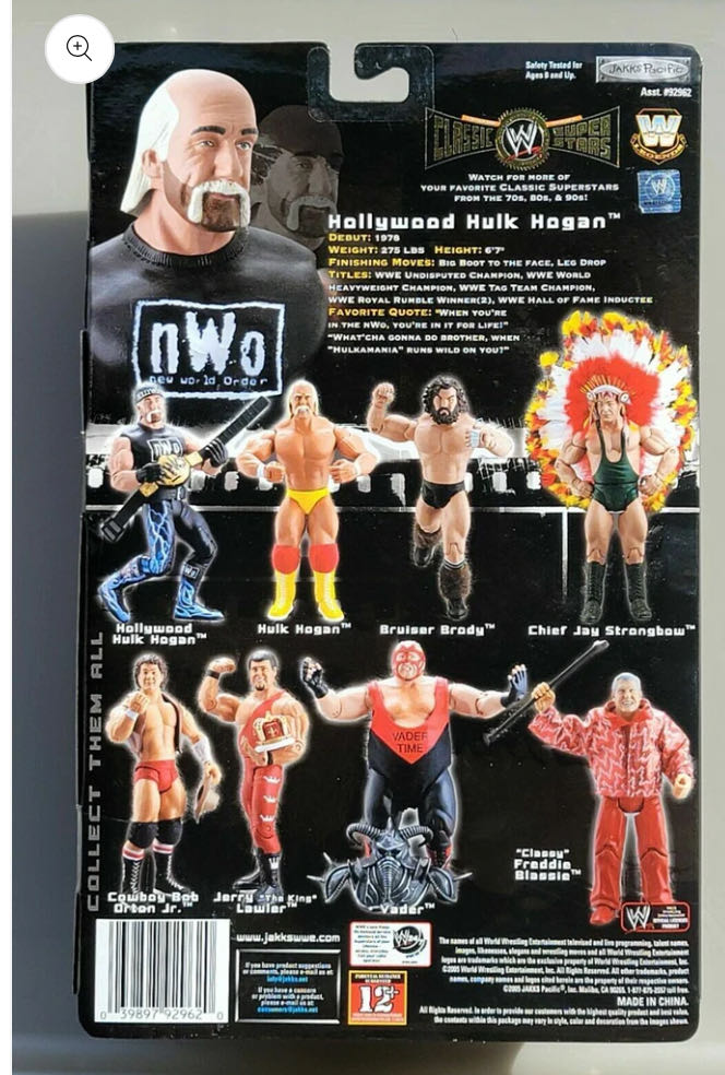 Classic Series #8 - Jakks (Hulk Hogan) action figure collectible - Main Image 2