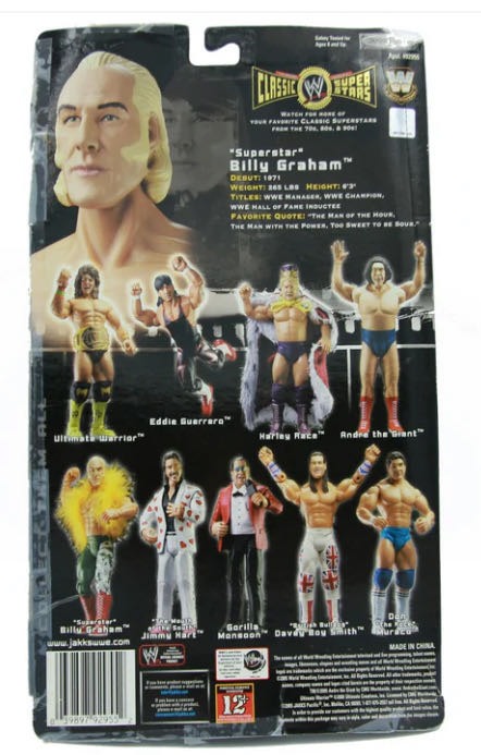 Classic Series #7 - Jakks (Superstar Billy Graham) action figure collectible - Main Image 2