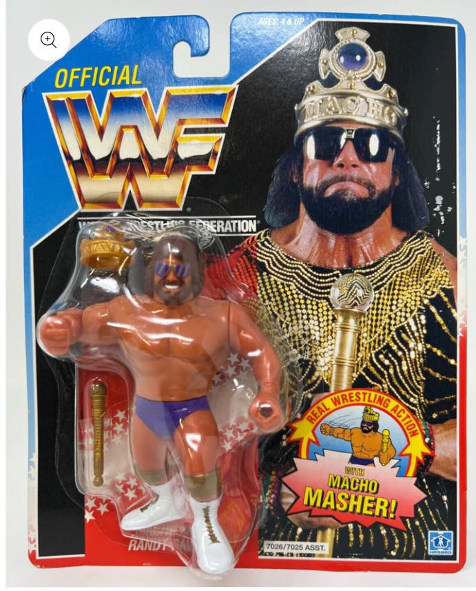 Hasbro Series #2 - WWF Hasbro (Macho Man Randy Savage) action figure collectible - Main Image 1