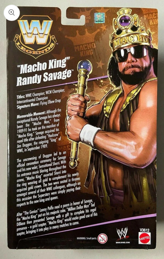 Legends Exclusive - Mattel (Macho Man Randy Savage) action figure collectible - Main Image 2