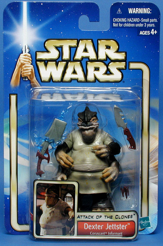 Star Wars: Dexter Jettster (Coruscant Informant) (II-16) - Hasbro (Star Wars: Episode II: Attack of the Clones) action figure collectible - Main Image 2