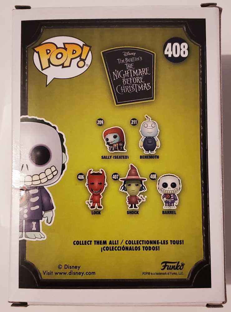 408 Barrel - Disney: The Nightmare Before Christmas - Funko (Funko Pop!) action figure collectible [Barcode 889698293853] - Main Image 4