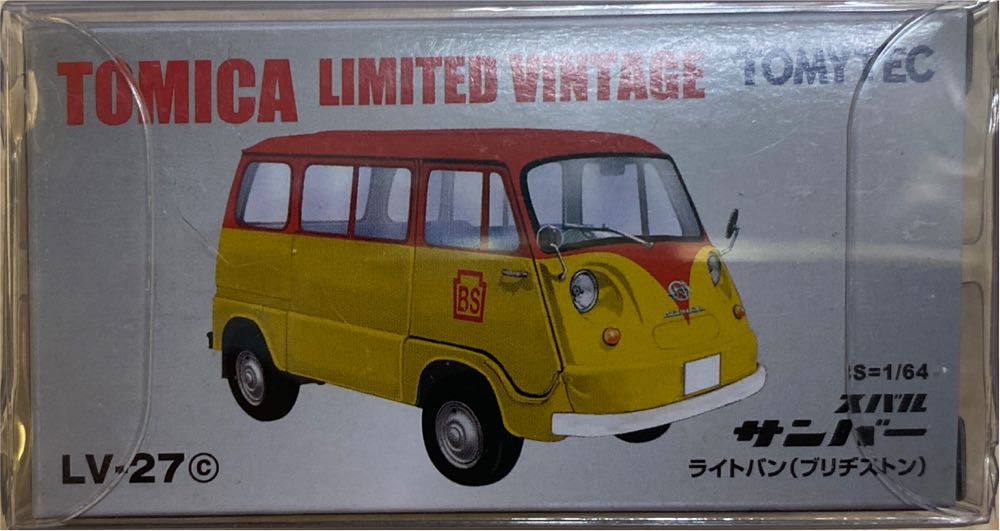 Subaru Samber Light Van Bridgestone Finished LV-27c - TomyTec action figure collectible [Barcode 4543736321453] - Main Image 2
