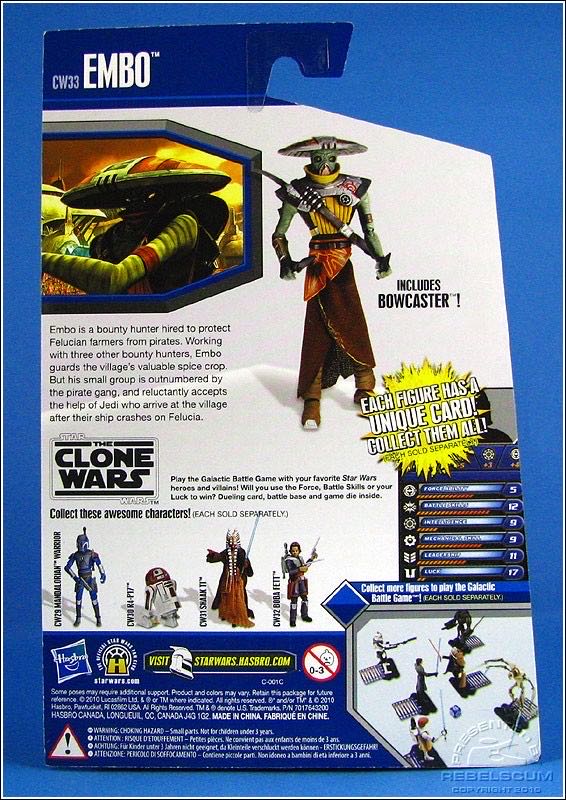Star Wars: Embo (CW33) - Hasbro (Star Wars: The Clone Wars) action figure collectible - Main Image 3