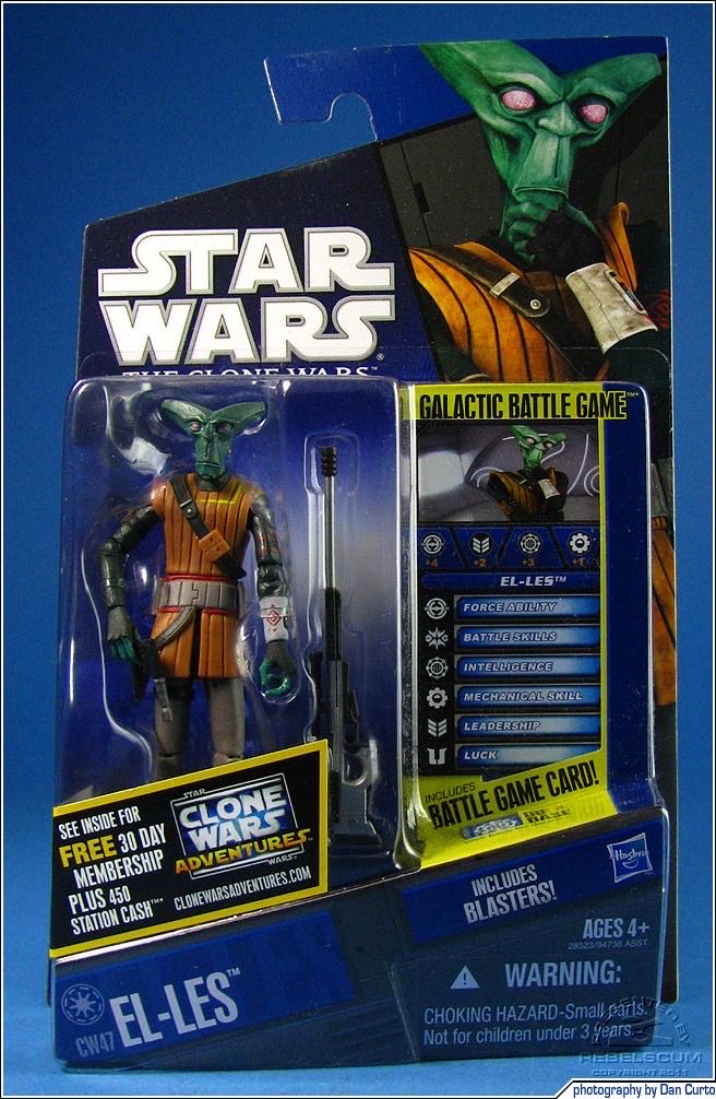 GBG CW47 - El-Les - Hasbro (Star Wars: The Clone Wars) action figure collectible - Main Image 2