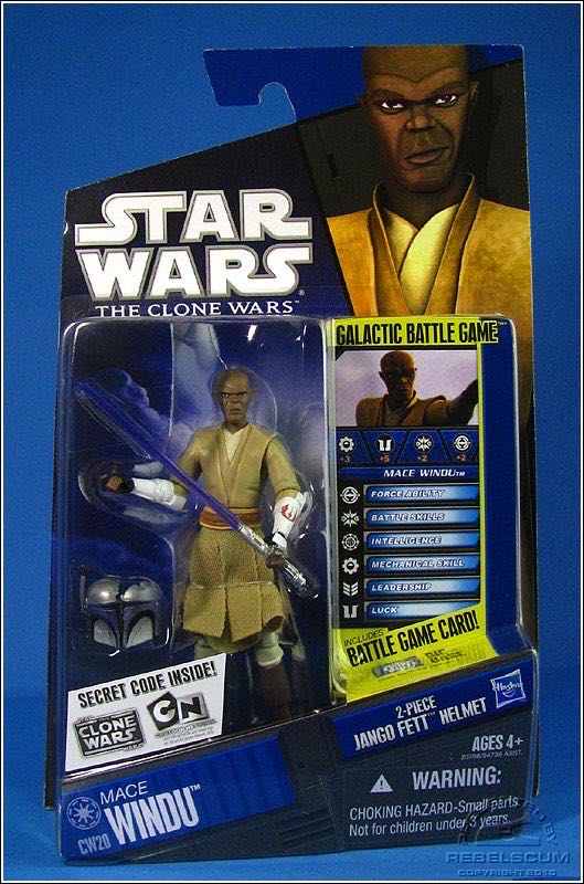 Star Wars: Mace Windu (CW20) - Hasbro (Star Wars: The Clone Wars) action figure collectible - Main Image 2