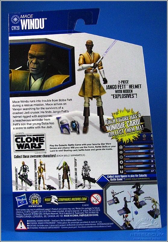 Star Wars: Mace Windu (CW20) - Hasbro (Star Wars: The Clone Wars) action figure collectible - Main Image 3