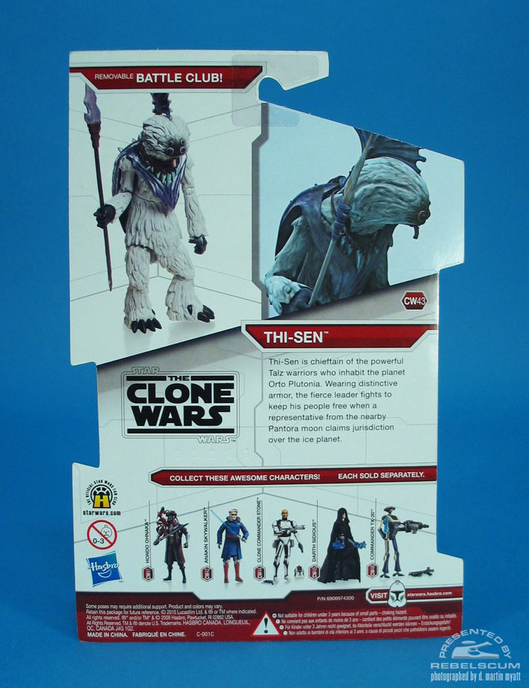 Star Wars: Thi-Sen (CW43) - Hasbro (Star Wars: The Clone Wars) action figure collectible - Main Image 3