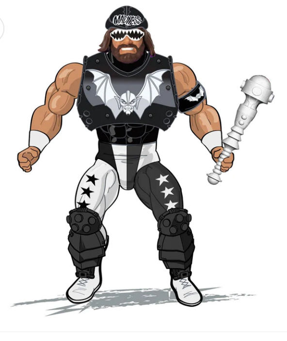 Motu Series #5 - Mattel Motu (Macho Man Randy Savage) action figure collectible - Main Image 2