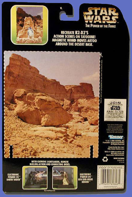 Star Wars: R2-D2 (Electronic Power F/X) - Kenner (Star Wars: The Power of the Force (2)) action figure collectible - Main Image 3