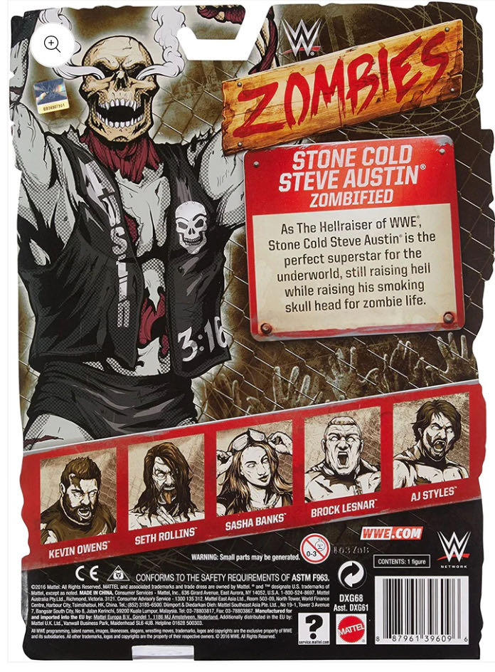 Zombies Series #2 - Mattel Basic (Steve Austin) action figure collectible - Main Image 3