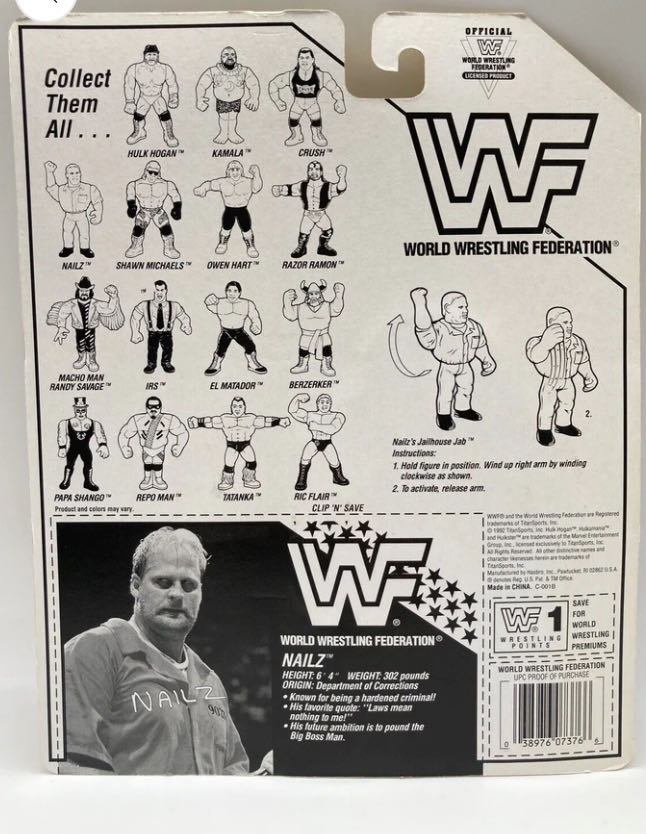 Hasbro Series #7 - WWF Hasbro (Nailz) action figure collectible - Main Image 2