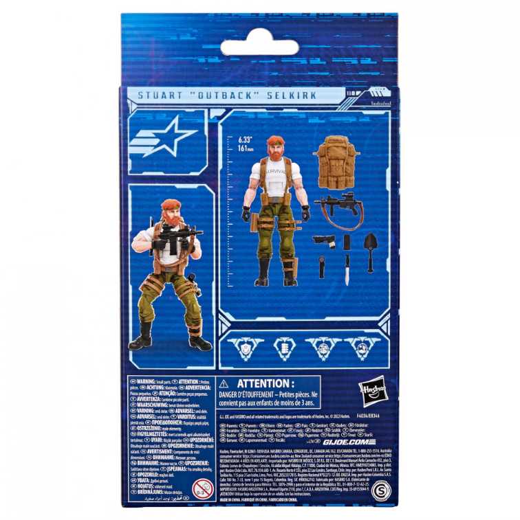 63 Stewart “Outback” Sellkirk - Hasbro (G.I. Joe - Classified Series) action figure collectible [Barcode 5010994100483] - Main Image 4