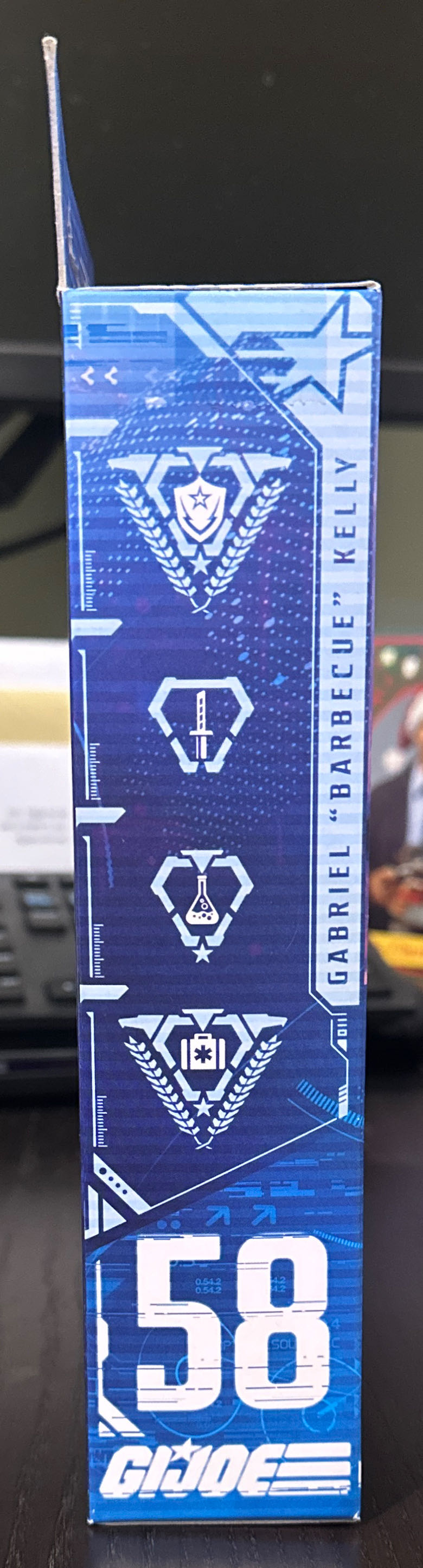 #58 Gabriel “Barbecue” Kelly - Hasbro (G.I. Joe - Classified Series) action figure collectible [Barcode 5010993982752] - Main Image 2